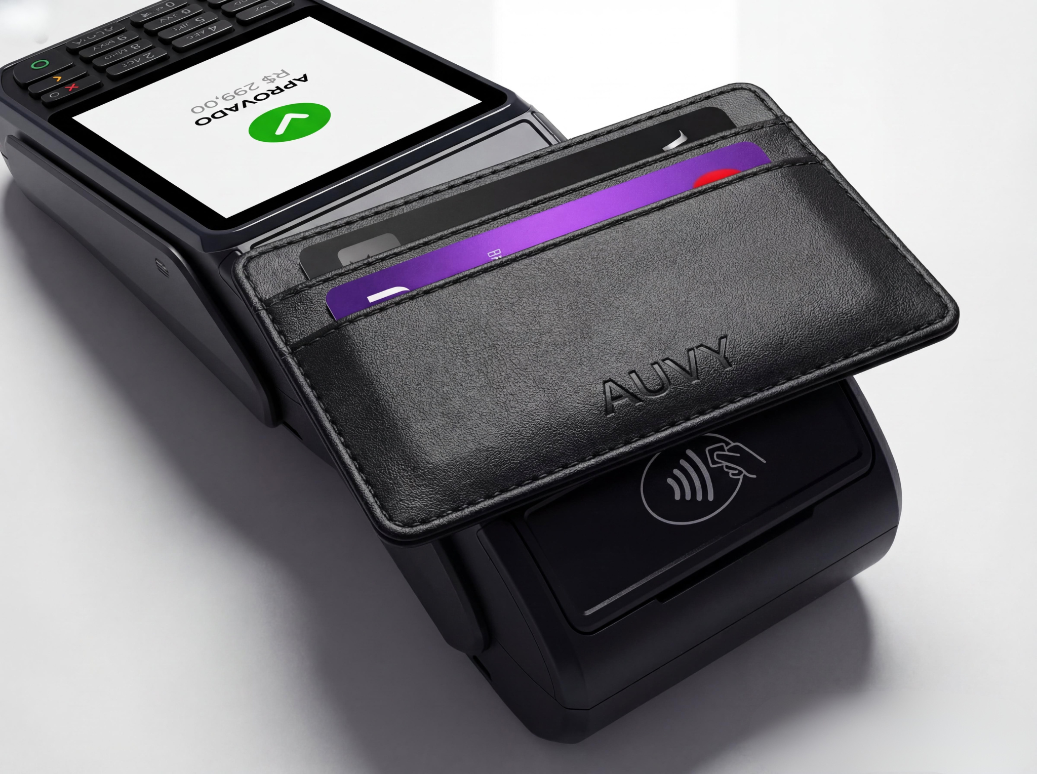 Auvy Series 1 — Slim Premium Leather Wallet