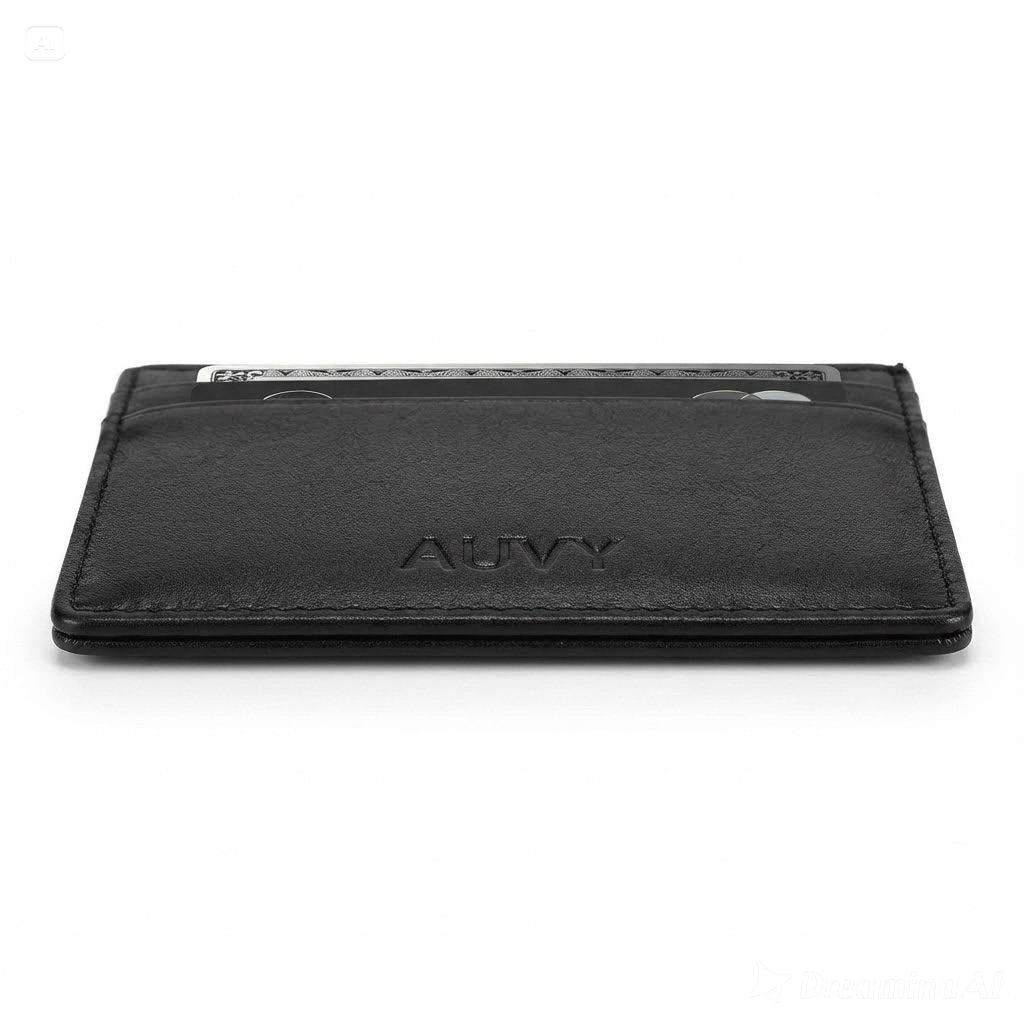 Auvy Series 1 — Slim Premium Leather Wallet