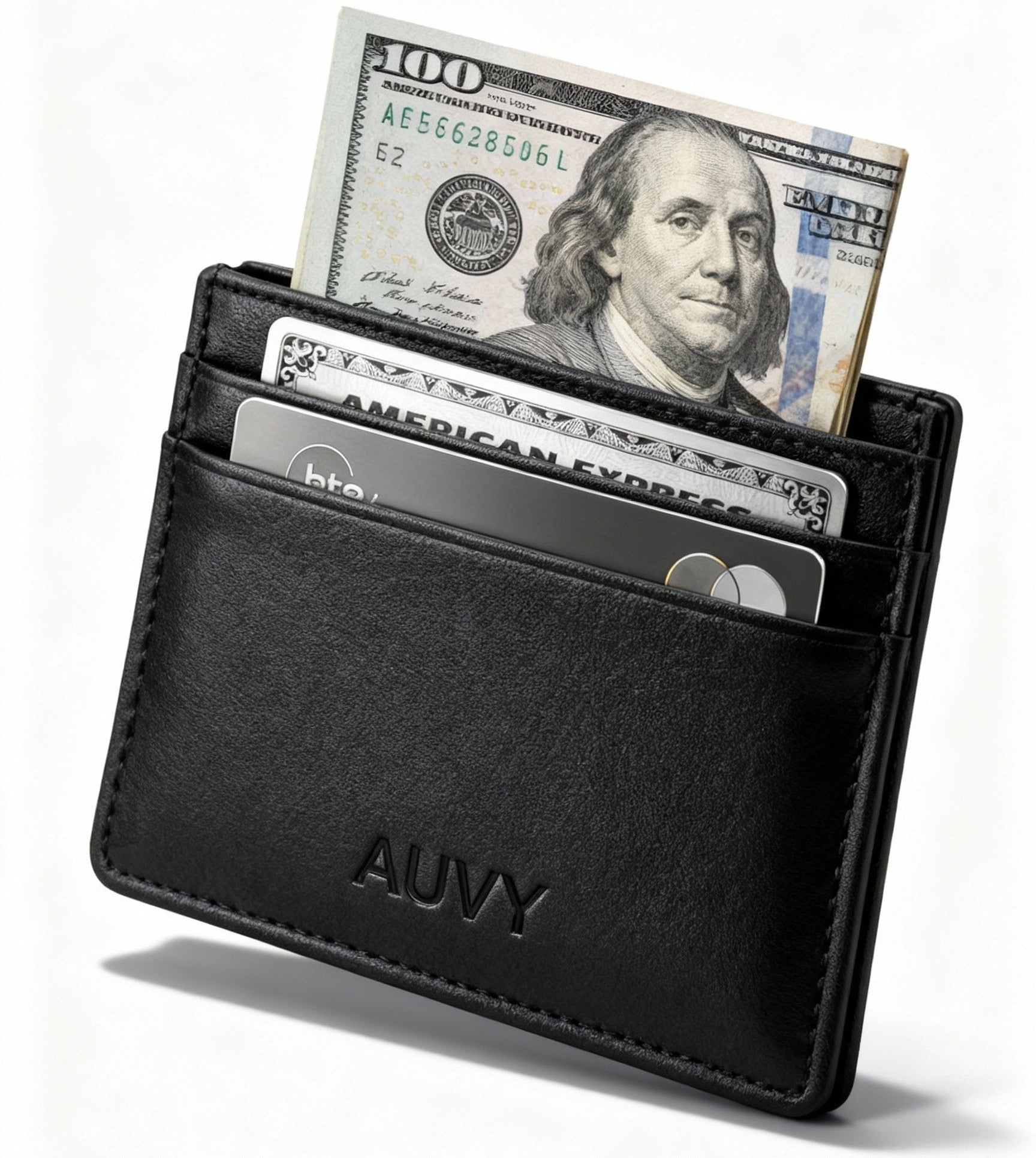 Auvy Series 1 — Slim Premium Leather Wallet