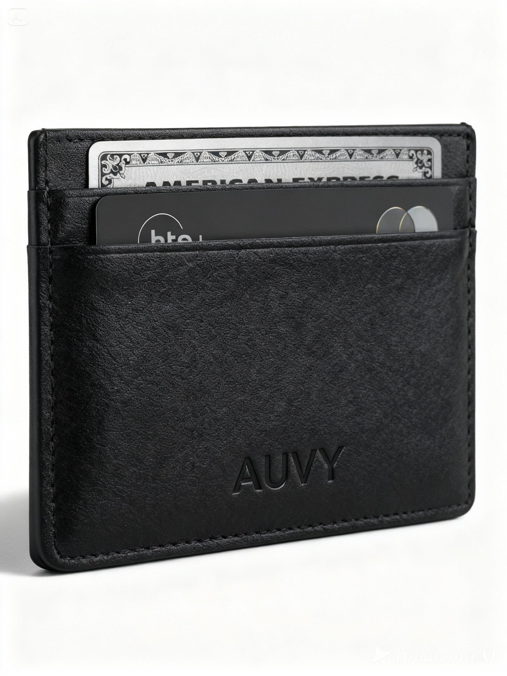Auvy Series 1 — Slim Premium Leather Wallet
